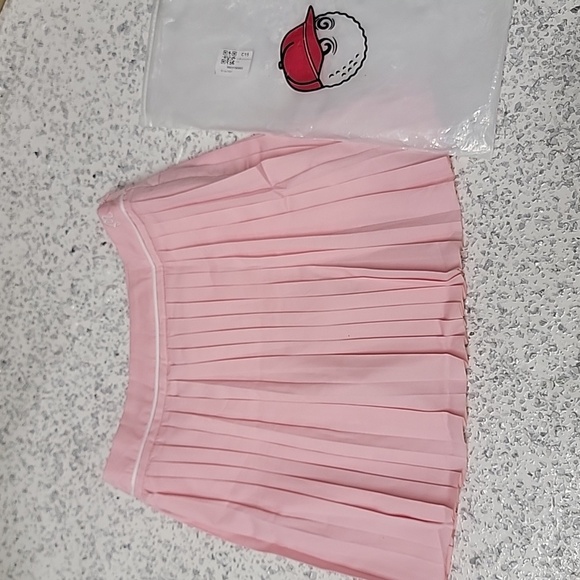 Malbon Golf Banding Pleated Skirt PINK (WOMAN) - Picture 2 of 5